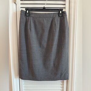 Brooks Brothers Charcoal Pencil Skirt